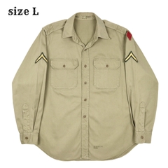 Vintage 60s U.S. Army Uniform Shirt Size L