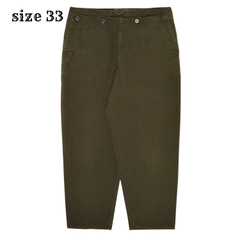 Chums Olive Utility Tapered Pants Size 33