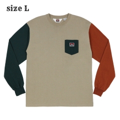 Ben Davis Long-sleeve Pocket T-Shirt Size L