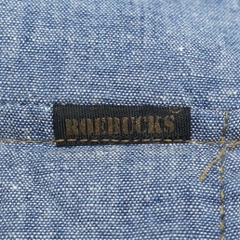 Vintage 70s Sears Roebucks Chambray Western Shirt Size L