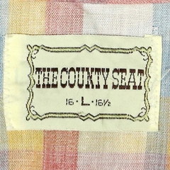 Vintage 70s The County Seat Western Shirt Size L