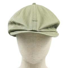 The Real McCoy’s Olive Herringbone Newsboy Cap