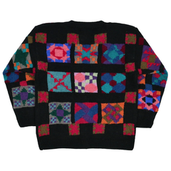 Vtg 80s L.L.Bean Wool Knit Cardigan Women Size S
