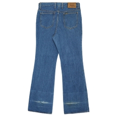 Vtg 80s Vicerer Denim Bell Bottom Jeans Size 33