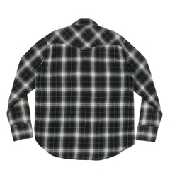 Sun Lucas Plaid Western Shirt Size L