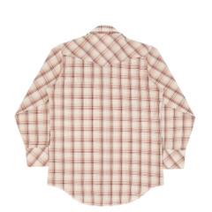 80s Dan River Brand Plaid Western Shirt Size M