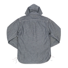 Men’s Melrose Herringbone Hooded Shirt Size S