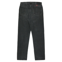 90s Wrangler USA Black Denim Worker Jeans Size 32