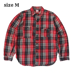 Warehouse Heavy Flannel Shirt Size M
