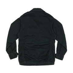 Vtg French Army Black-dyed Field Jacket Size S
