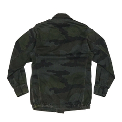 Vintage French Army Camo Field Jacket Size S