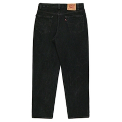 2000s Levi's 550 Black Denim Jeans Size 35