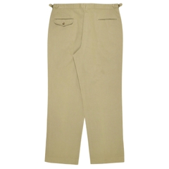 Vtg Made in USA Pleated Khaki Trousers Size 35