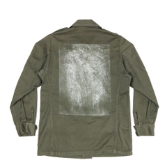 80s French Army Olive Field Jacket Size S