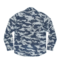 Avirex Type Camo Work Shirt USN Print Size M