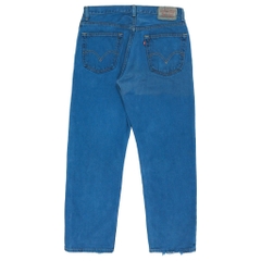 00s Levi's 505 Dyed Blue Denim Jeans Size 31
