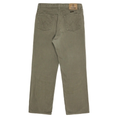 90s Wrangler Japan Made Olive Jeans Size 35