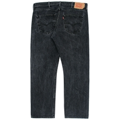 2010s Levi's 501 Black Denim Jeans Size 38