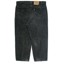 90s Levi's 553 USA Black Denim Jeans Size 40