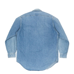 Vtg Polo Country Ralph Lauren Denim Shirt Size L