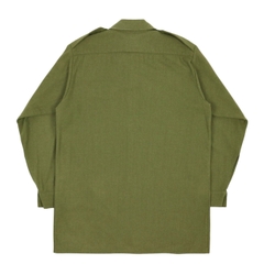 Vintage 70s British Army Wool Combat Shirt Size L
