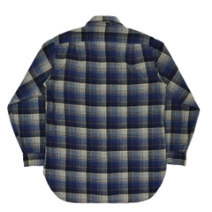 Vintage 70s Pendleton Wool Plaid Shirt Size L