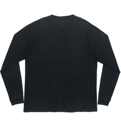 Woolrich Graphic Logo Black L/S T-Shirt Size L