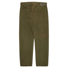 2000s Levi's 501 Olive Dyed Denim Jeans Size 33