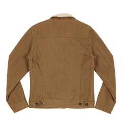 Jungle Storm Sherpa-Lined Wool Jacket Size S