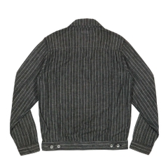 Global Work Herringbone Trucker Jacket Size M
