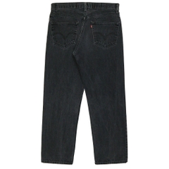 2000s Levi's 505 Faded Black Denim Jeans Size 34