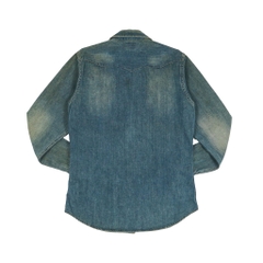 Wrangler x Beams 30th Anniversary Denim Western Shirt Size S
