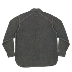 Full Count Japan Salt-Pepper Work Shirt Size M