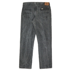 Vtg 80s L.L.Bean USA Black Denim Jeans Size 36