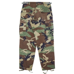 90s U.S. Army Woodland Camo Combat Trousers Size M