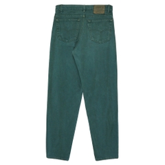 90s Levi's 550 USA ‘Green Dyed’ Denim Jeans Size 32