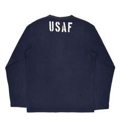 Houston U.S. Air Force Print T-Shirt L/S Size M