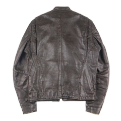 Vanson Model B Motorcycle Leather Jacket Size M