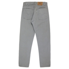 Vtg 80s Levi's 505 USA Gray Denim Jeans Size 29