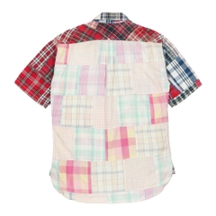HRM Japan Patchwork Button-up Shirt Size S