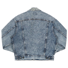 Vintage 80s Levi's USA Stonewash Trucker Denim Jacket Size L