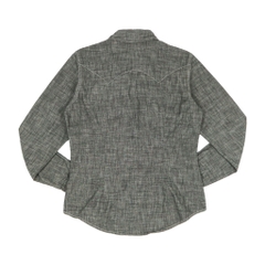 Ralph Lauren Chambray Western Shirt Women Size M