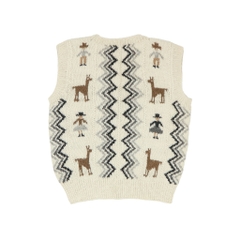 Vifalco Alpaca Wool Native Vest Size M