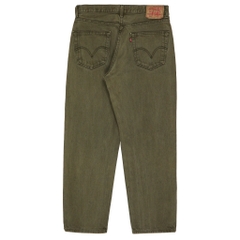 2000s Levi's 550 Olive Denim Jeans Size 32