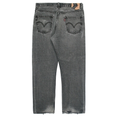 2000s Levi's 505 Faded Black Denim Jeans Size 36