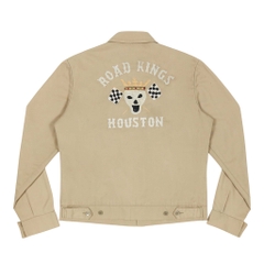 Vintage Tergal Chainstitch Embroidery Jacket Size M