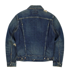 2000s Levi's Distressed Denim Jacket Size M