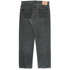 2000s Levi's 505 Faded Black Denim Jeans Size 32
