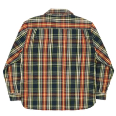 Billvan Plaid Flannel Work Shirt Size L