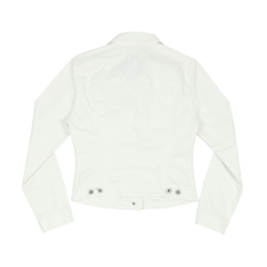 00s GAP White Denim Jacket Women Size S